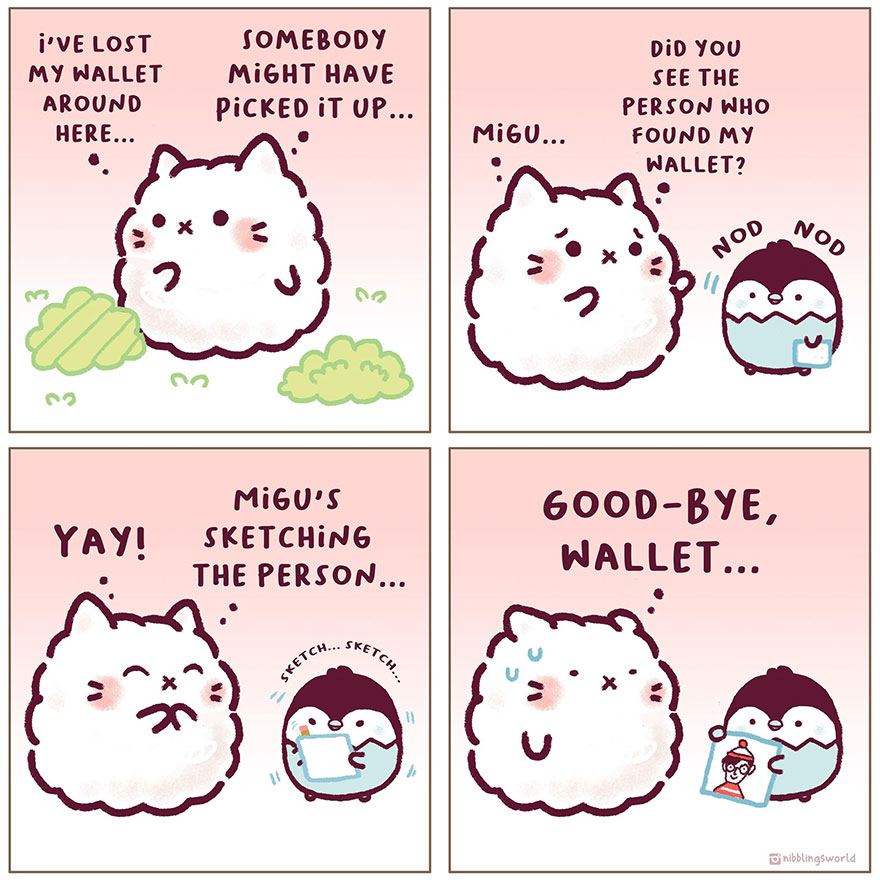 I Make Wholesome Comics About Our Pets That Are Heavily Inspired By The Antics Of The Stray Cats That We Have Adopted (60 Pics)