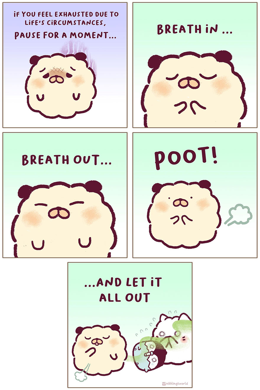 I Make Wholesome Comics About Our Pets That Are Heavily Inspired By The Antics Of The Stray Cats That We Have Adopted (60 Pics)
