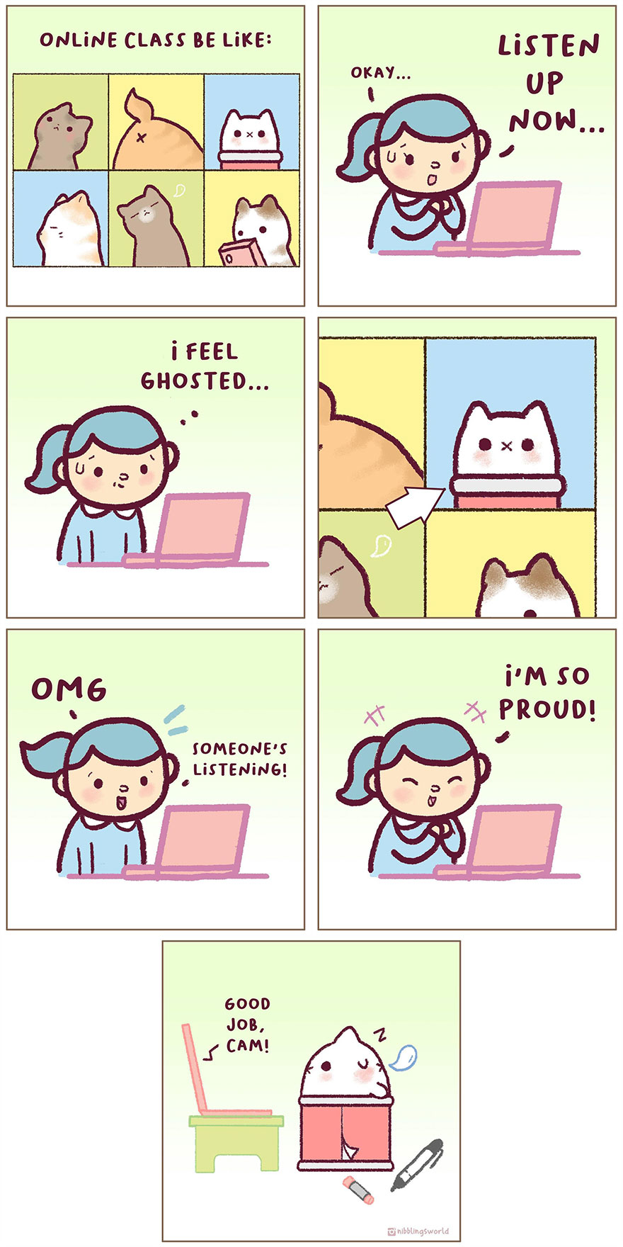 I Make Wholesome Comics About Our Pets That Are Heavily Inspired By The Antics Of The Stray Cats That We Have Adopted (60 Pics)