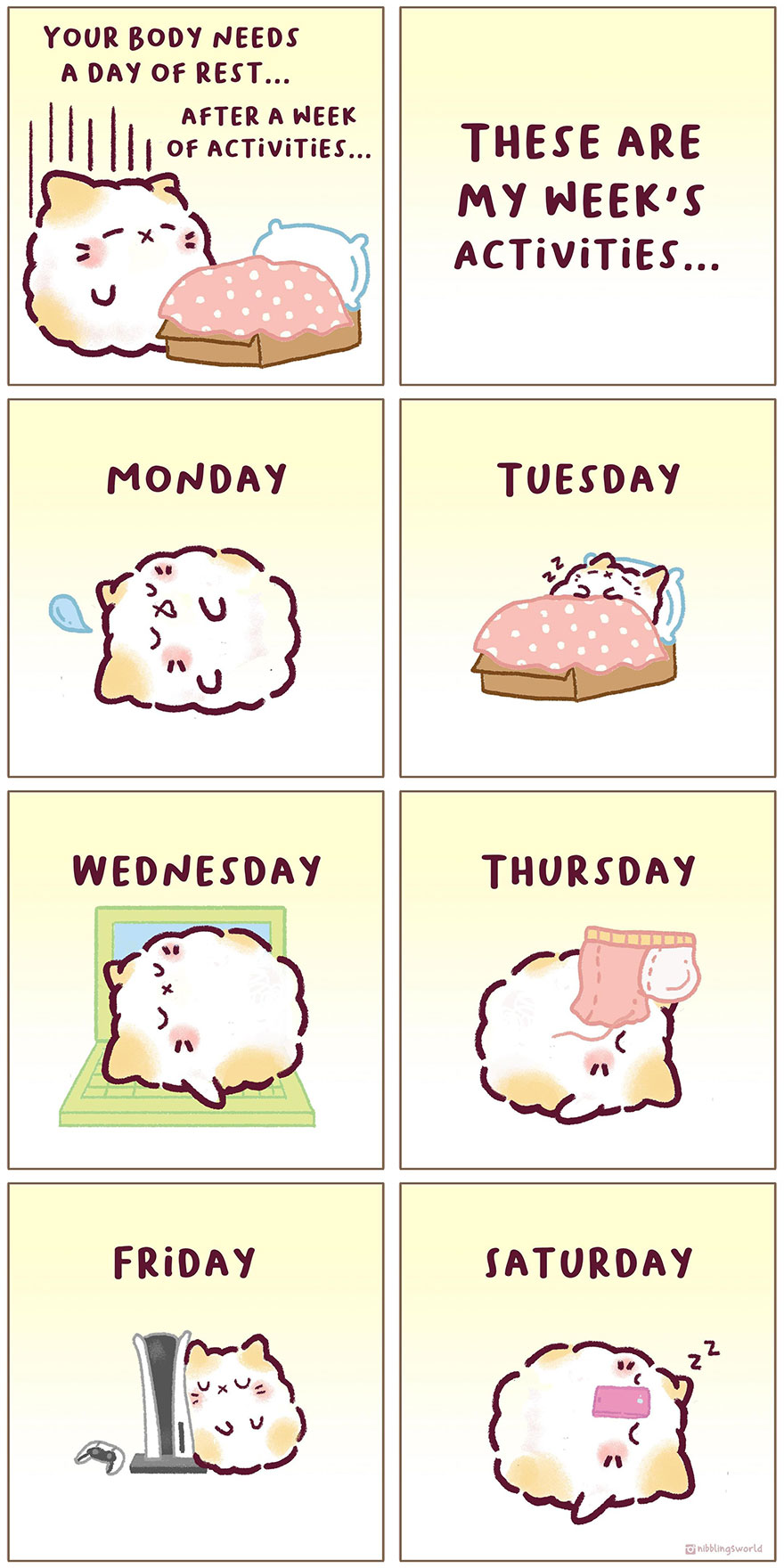 I Make Wholesome Comics About Our Pets That Are Heavily Inspired By The Antics Of The Stray Cats That We Have Adopted (60 Pics)