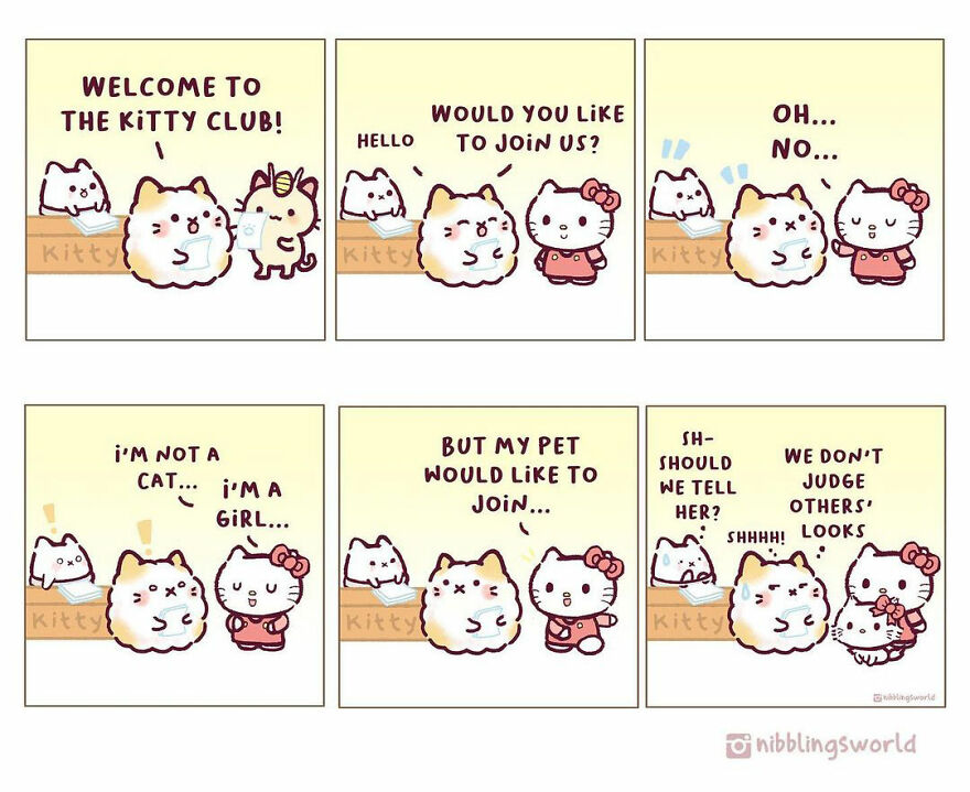 I Make Wholesome Comics About Our Pets That Are Heavily Inspired By The Antics Of The Stray Cats That We Have Adopted (60 Pics)