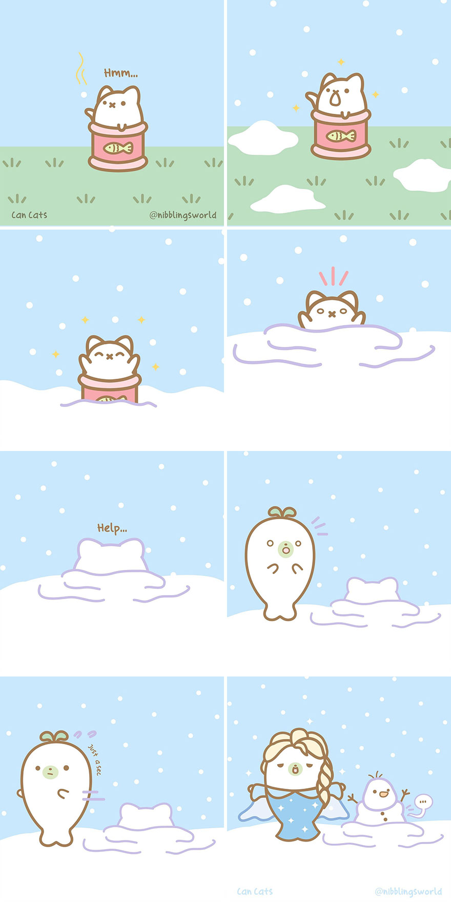 I Make Wholesome Comics About Our Pets That Are Heavily Inspired By The Antics Of The Stray Cats That We Have Adopted (60 Pics)