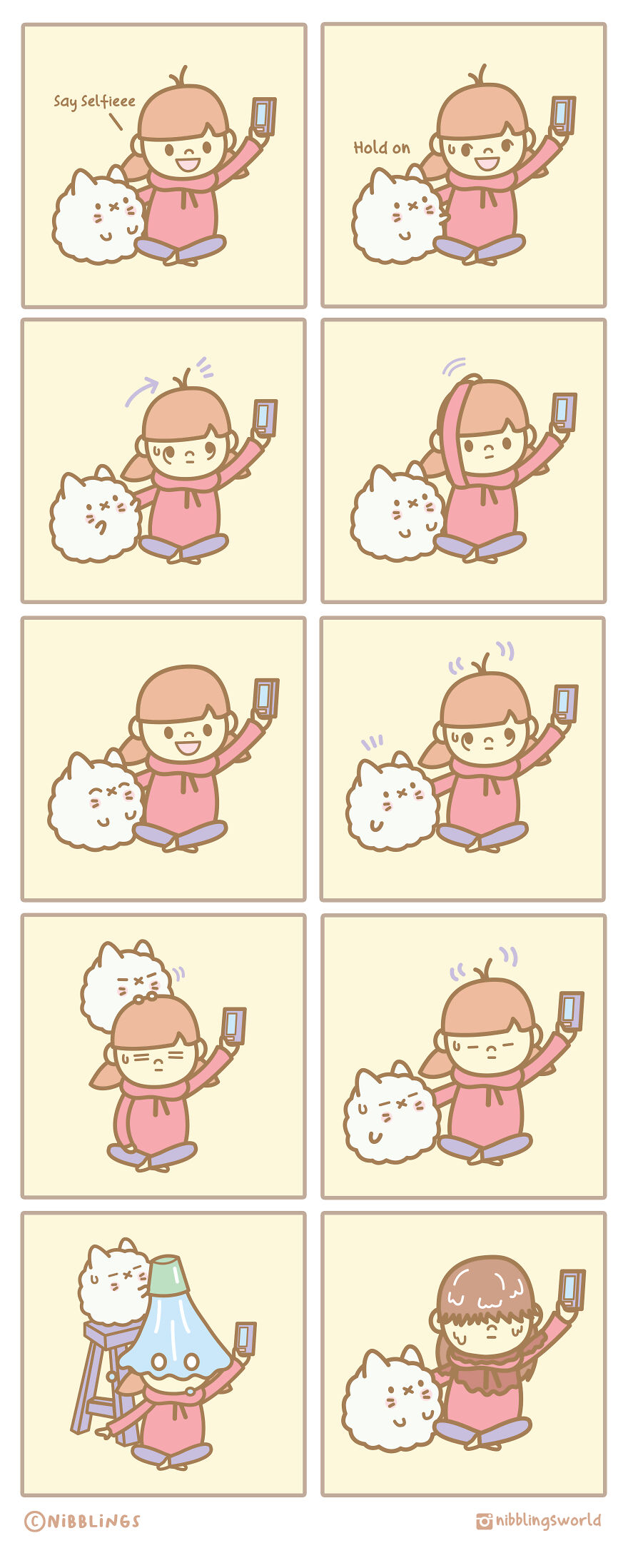 I Make Wholesome Comics About Our Pets That Are Heavily Inspired By The Antics Of The Stray Cats That We Have Adopted (60 Pics)