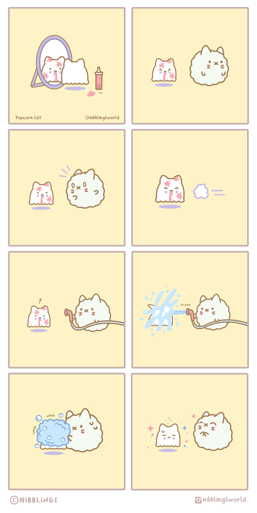 I Make Wholesome Comics About Our Pets That Are Heavily Inspired By The Antics Of The Stray Cats That We Have Adopted (60 Pics)