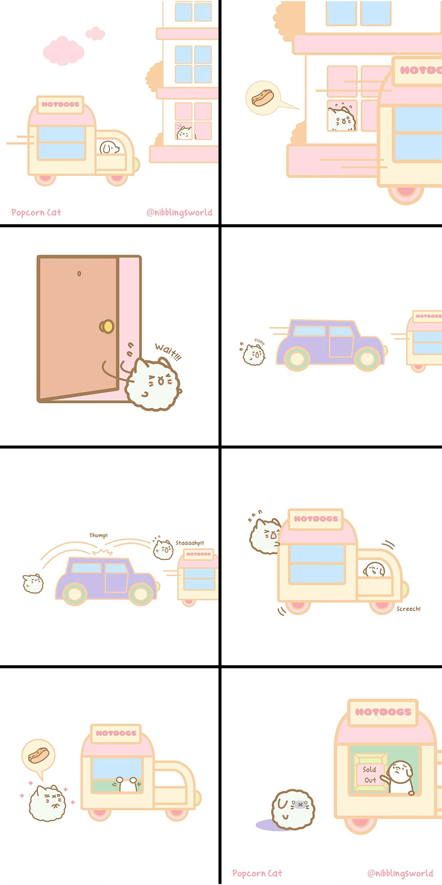 I Make Wholesome Comics About Our Pets That Are Heavily Inspired By The Antics Of The Stray Cats That We Have Adopted (60 Pics)