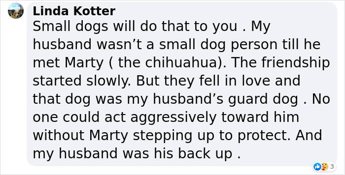 &#8220;I Don&#8217;t Like Small Dogs&#8221; Guy Is Won Over By A Sneaky Chihuahua Which He Now Tucks In To Sleep Every Night