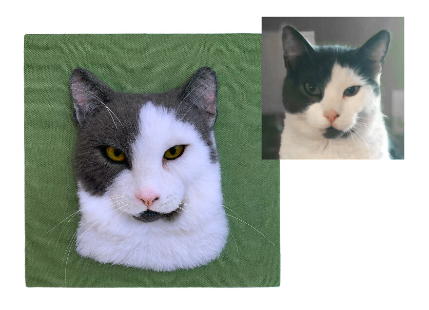 Works I&#8217;ve Made For To Celebrate The World Day Of Cats! (9 Pics)