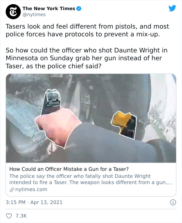 In This Viral Thread, This Policeman Calls Out Lazy Cops Who Pretend To ‘Mistake’ Guns For Tasers