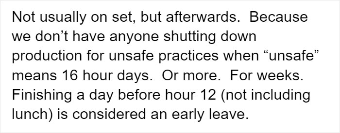 People Shed A Light On Terrible Film And Movie Crew Working Conditions That Make You Look At Hollywood Differently