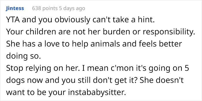 Woman Wants Childfree Sister To Babysit Her Kids, Asks Her To Stop Fostering Dogs