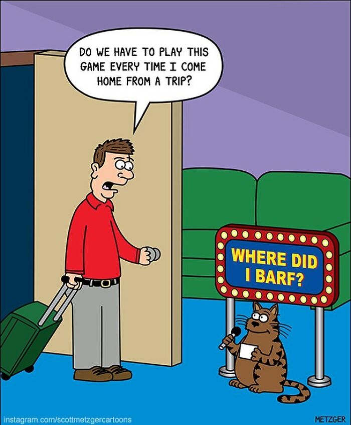 30 Funny Cat Comics By Scott Metzger That Might Make Every Cat Owner Cry With Laughter (New Pics)