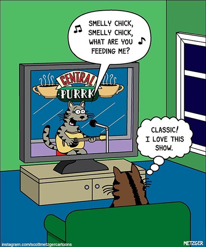 30 Funny Cat Comics By Scott Metzger That Might Make Every Cat Owner Cry With Laughter (New Pics)