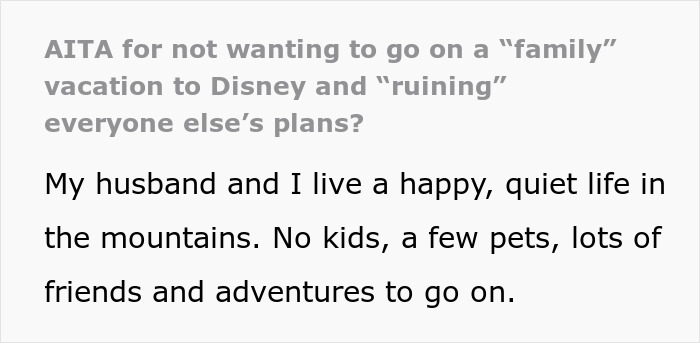 Childless Couple Get Accused Of &#8216;Ruining&#8217; A Family Vacation By Not Going, Find Out They Were Expected To Babysit