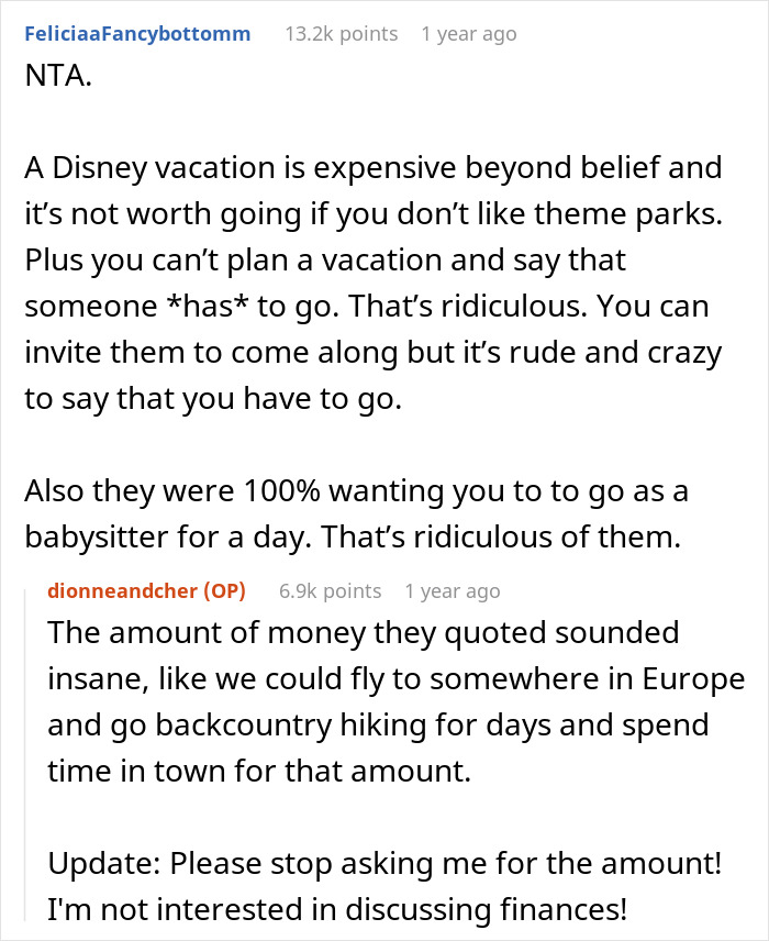 Childless Couple Get Accused Of &#8216;Ruining&#8217; A Family Vacation By Not Going, Find Out They Were Expected To Babysit