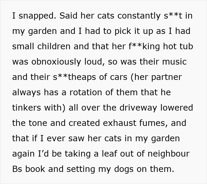 Neighbor Asks Woman To Lock Her Dogs Inside As They Destroy Her “Enjoyment,” She Finally Has Enough