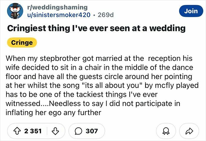 60 Of The Most Tacky And Chaotic Wedding People Have Ever Attended