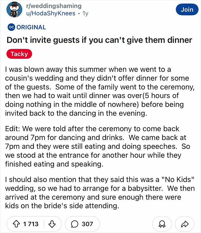 60 Of The Most Tacky And Chaotic Wedding People Have Ever Attended