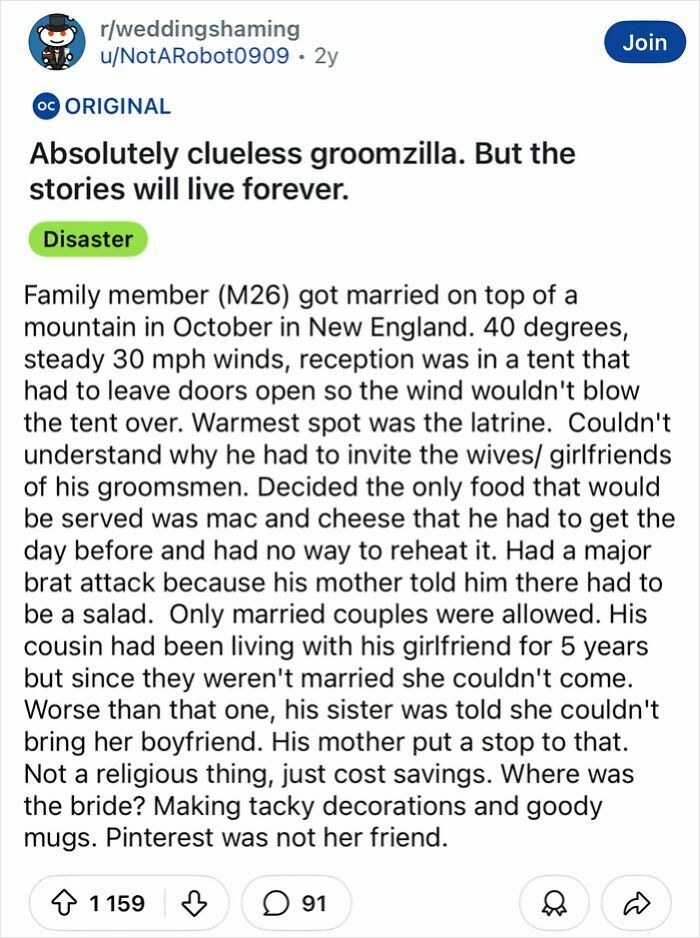 60 Of The Most Tacky And Chaotic Wedding People Have Ever Attended