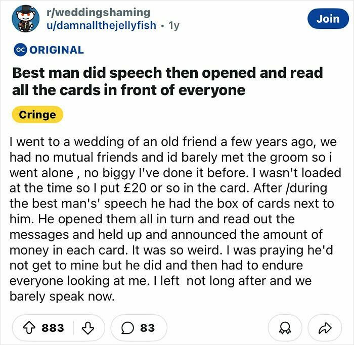 60 Of The Most Tacky And Chaotic Wedding People Have Ever Attended