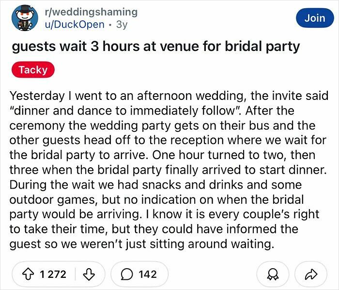 60 Of The Most Tacky And Chaotic Wedding People Have Ever Attended