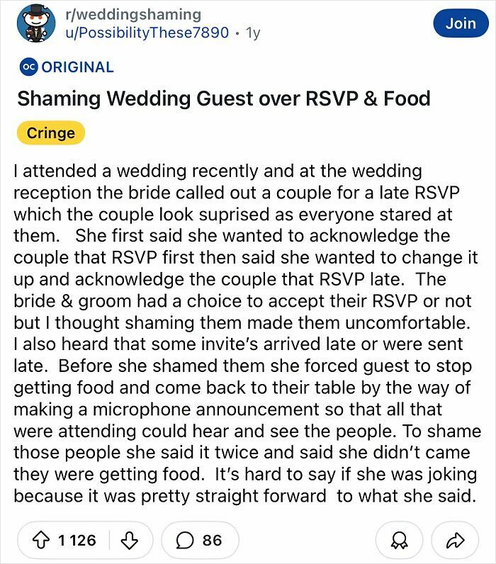 60 Of The Most Tacky And Chaotic Wedding People Have Ever Attended