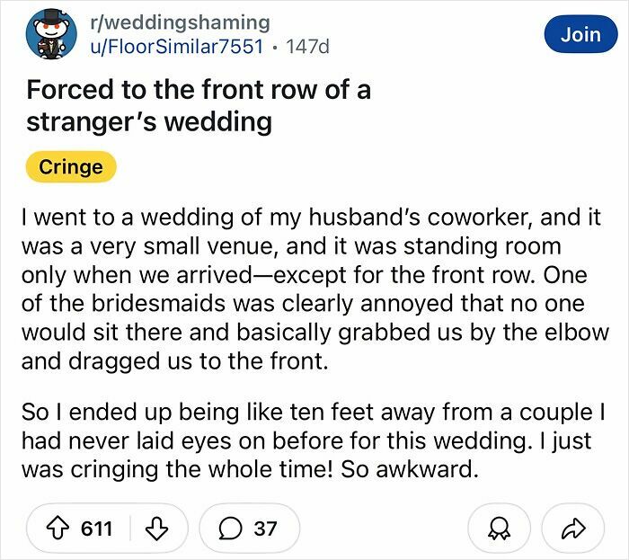 60 Of The Most Tacky And Chaotic Wedding People Have Ever Attended