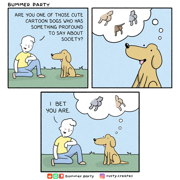 Dogs In Comics: The Most Loved Strips From Our Community Artists (50 Pics)