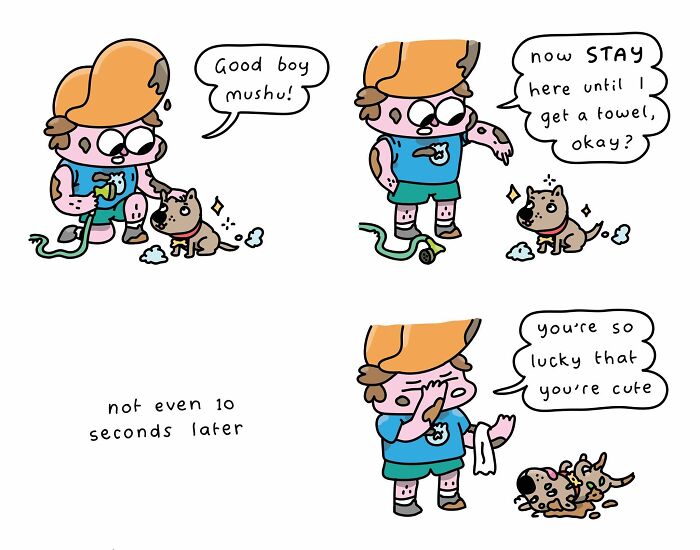 Dogs In Comics: The Most Loved Strips From Our Community Artists (50 Pics)