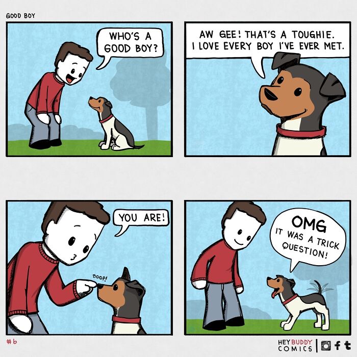 Dogs In Comics: The Most Loved Strips From Our Community Artists (50 Pics)