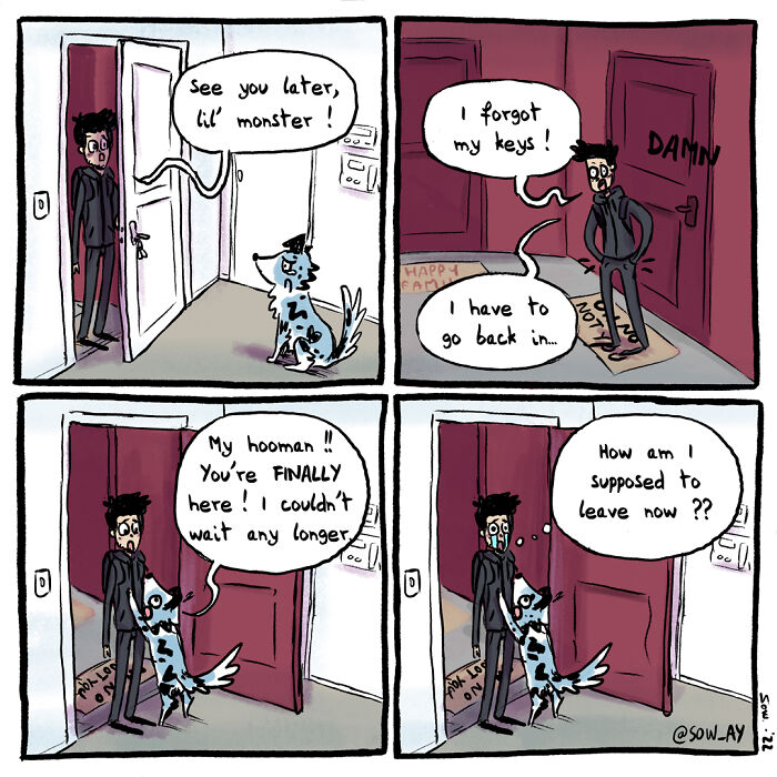 Dogs In Comics: The Most Loved Strips From Our Community Artists (50 Pics)