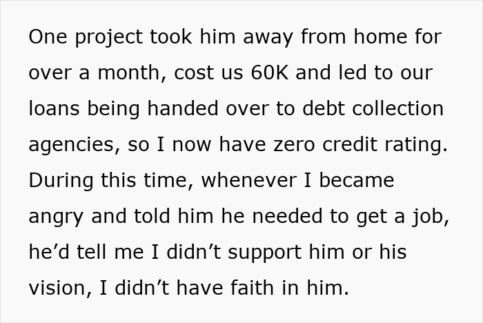 “Get A Job Or Get Out”: Woman Snaps After A Decade Of Financial Support For Her Husband