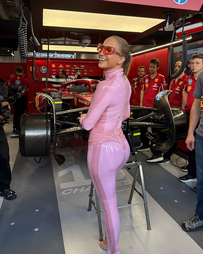 &#8220;Looking For Her New Husband&#8221;: Jennifer Lopez Mocked For Pink Catsuit At Saudi F1 Race