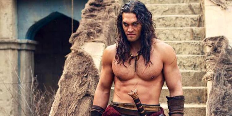 Jason Momoa in Conan the Barbarian