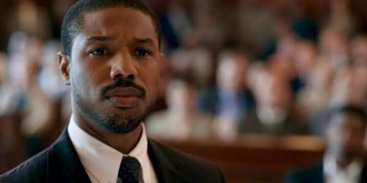 Michael B. Jordan in Just Mercy