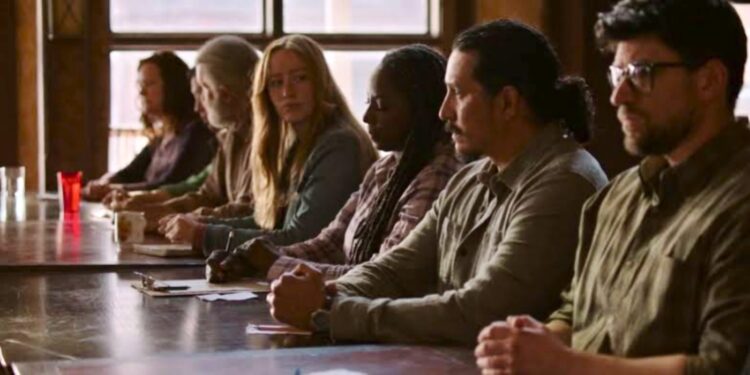 Town council members in Jackson in The Last of Us