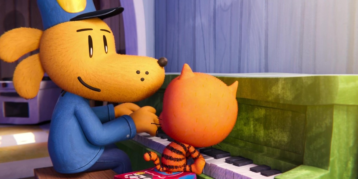 Dog Man Peter Hastings and Lucas Hopkins Calderon in Dog Man