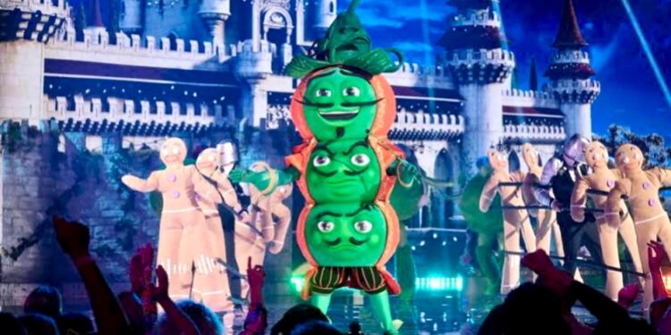 Fuzzy Peas in The Masked Singer season 13