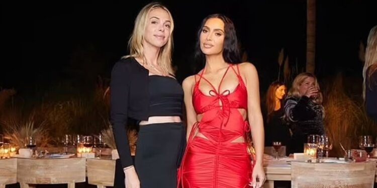 Kim kardashian and Simone Harouche photographed together Kim kardashian and Simone Harouche photographed together