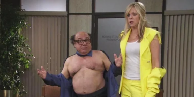 Danny DeVito and Kaitlin Olson in It's Always Sunny in Philadelphia 