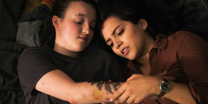 Bella Ramsey and Isabela Merced in The Last of Us Season 2