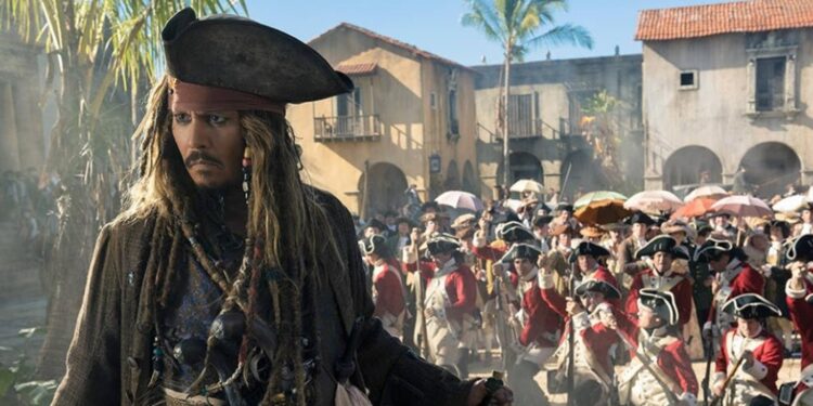 Johnny Depp in Pirates of the Caribbean