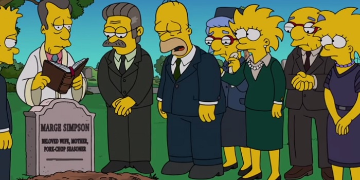 Marge Simpson's funeral