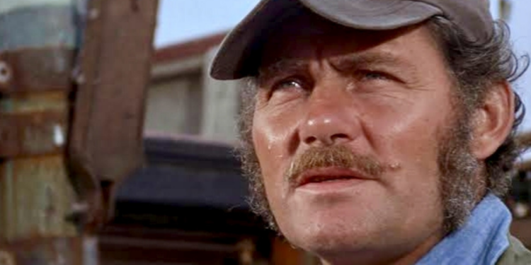 Robert Shaw in Jaws 1975