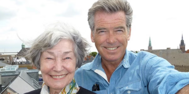 Pierce Brosnan and His Mother
