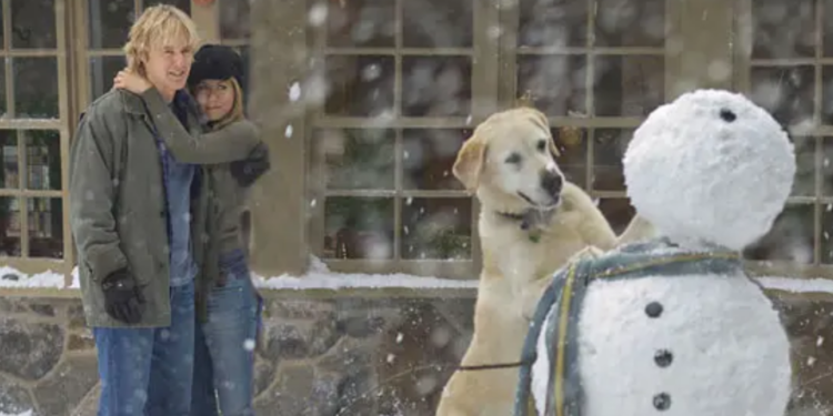 Owen Wilson and Jennifer Aniston in Marley & Me (2008)