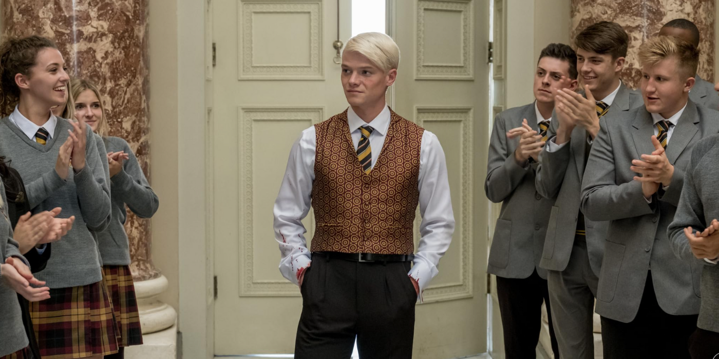 Tom Rhys Harries in Slaughterhouse Rulez (2018)