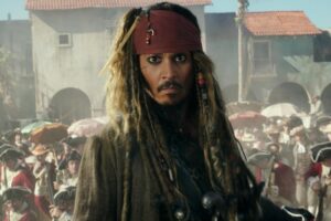 Johnny Depp in Pirates of the Caribbean: Dead Men Tell No Tales