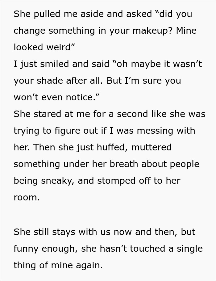 Woman Switches Her Makeup To Teach Stealing Aunt A Lesson She’ll Never Forget
