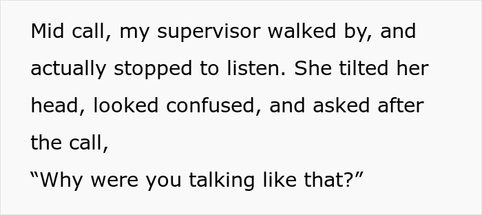 New Boss Demands Call Center Workers Stick To The Script Only, But One Call Changes Her Mind New Boss Demands Call Center Workers Stick To The Script Only, But One Call Changes Her Mind