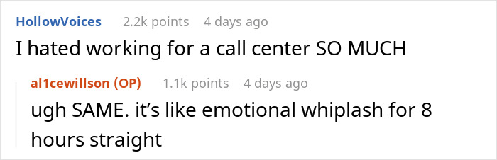 New Boss Demands Call Center Workers Stick To The Script Only, But One Call Changes Her Mind New Boss Demands Call Center Workers Stick To The Script Only, But One Call Changes Her Mind
